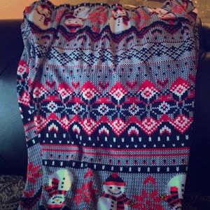 No Boundaries Christmas Print leggings